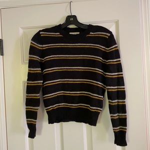 Isabel Marant Black Gold Striped Sweater Knitwear